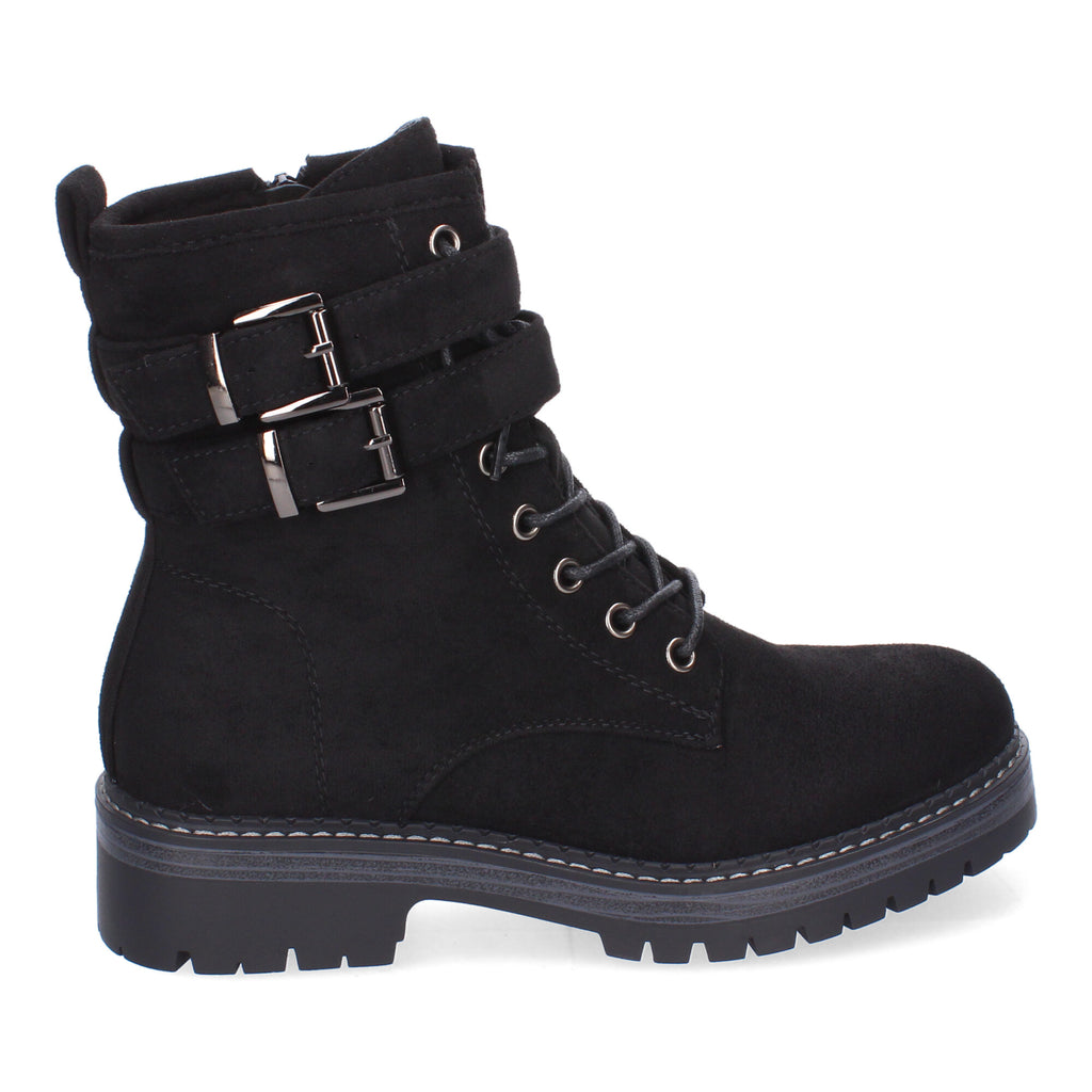 Botas para Mujer Cómodas y Elegantes con Hebillas y Suela Dentada