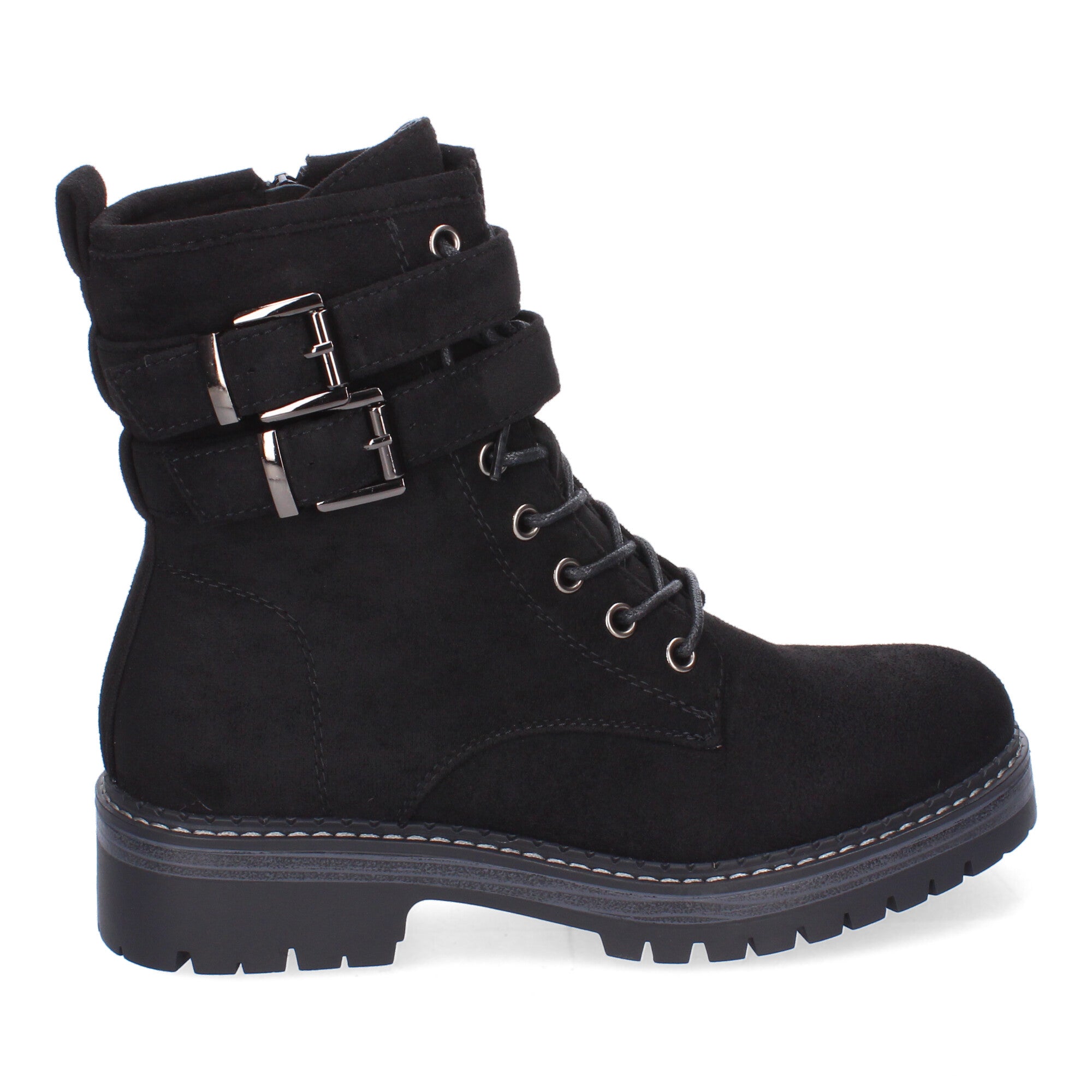 Botas para Mujer Cómodas y Elegantes con Hebillas y Suela Dentada