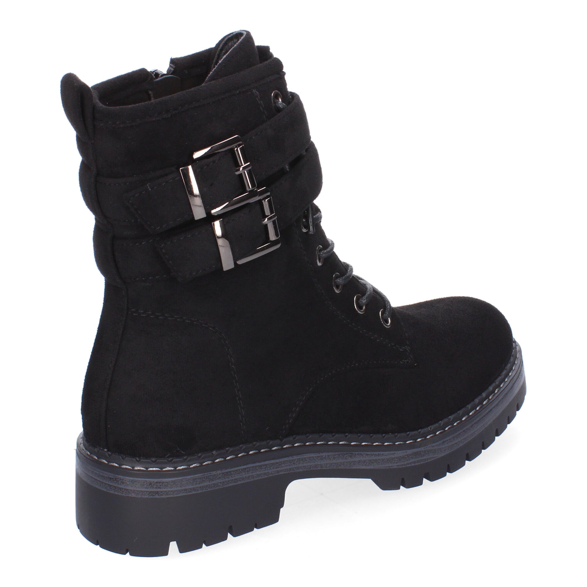 Botas para Mujer Cómodas y Elegantes con Hebillas y Suela Dentada