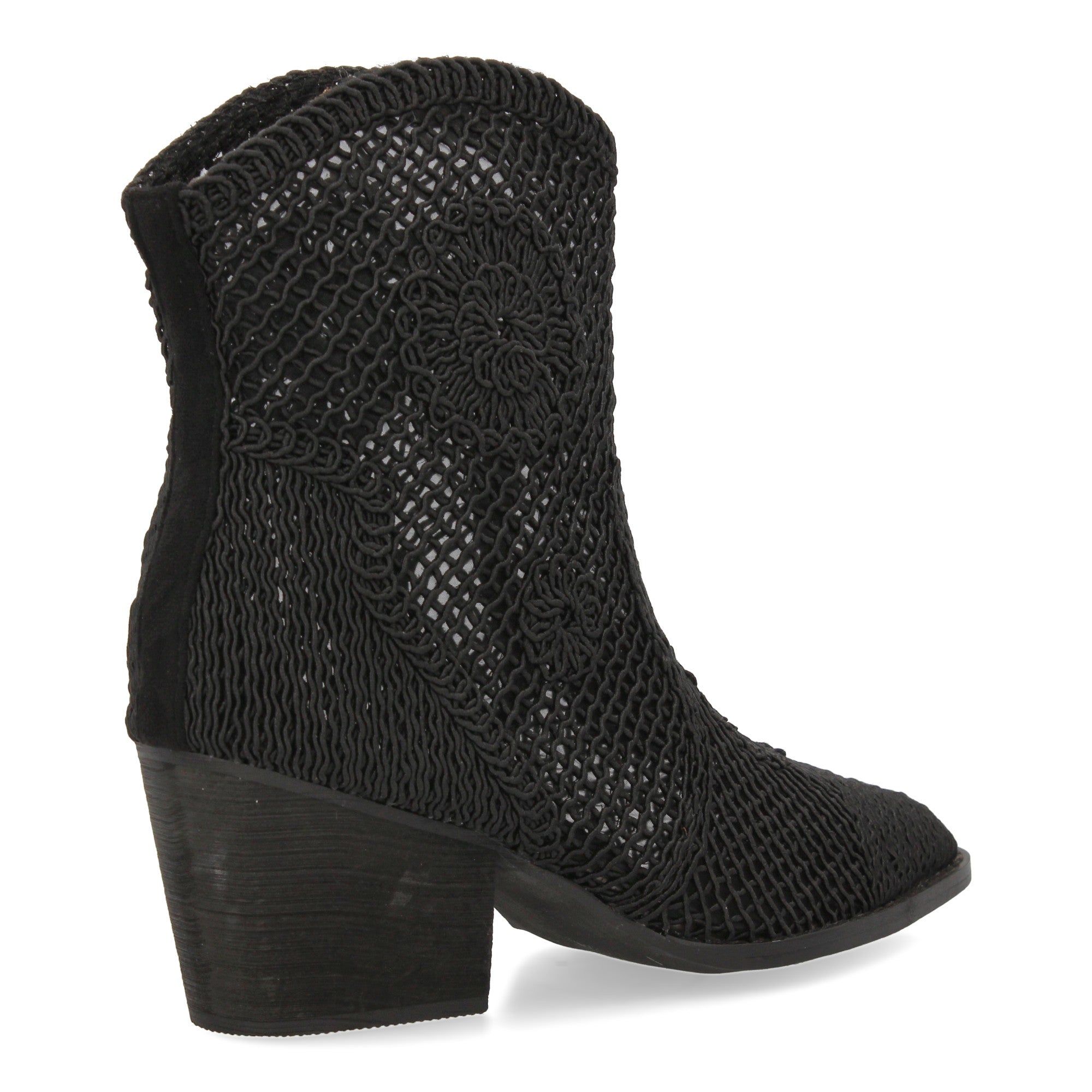 Botines negros con bordados