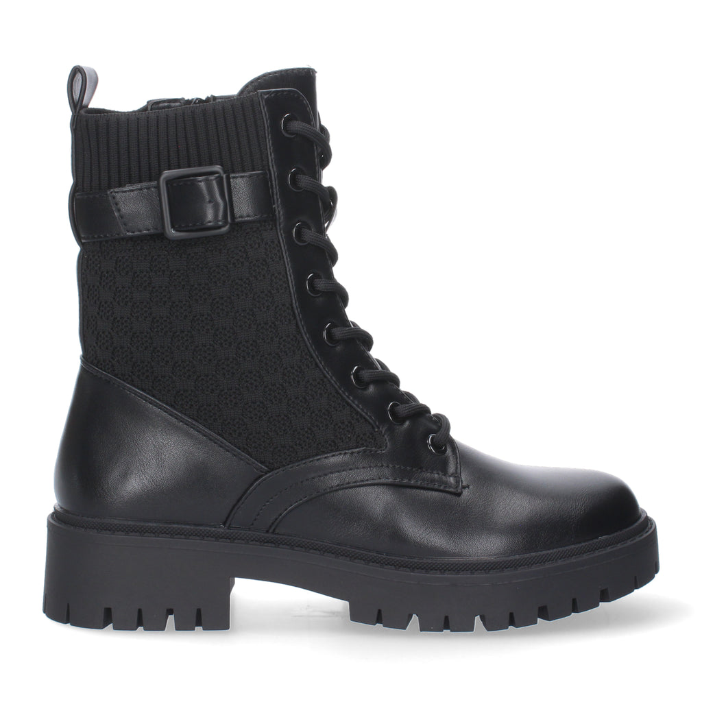 Botines tacón con detalle hebilla