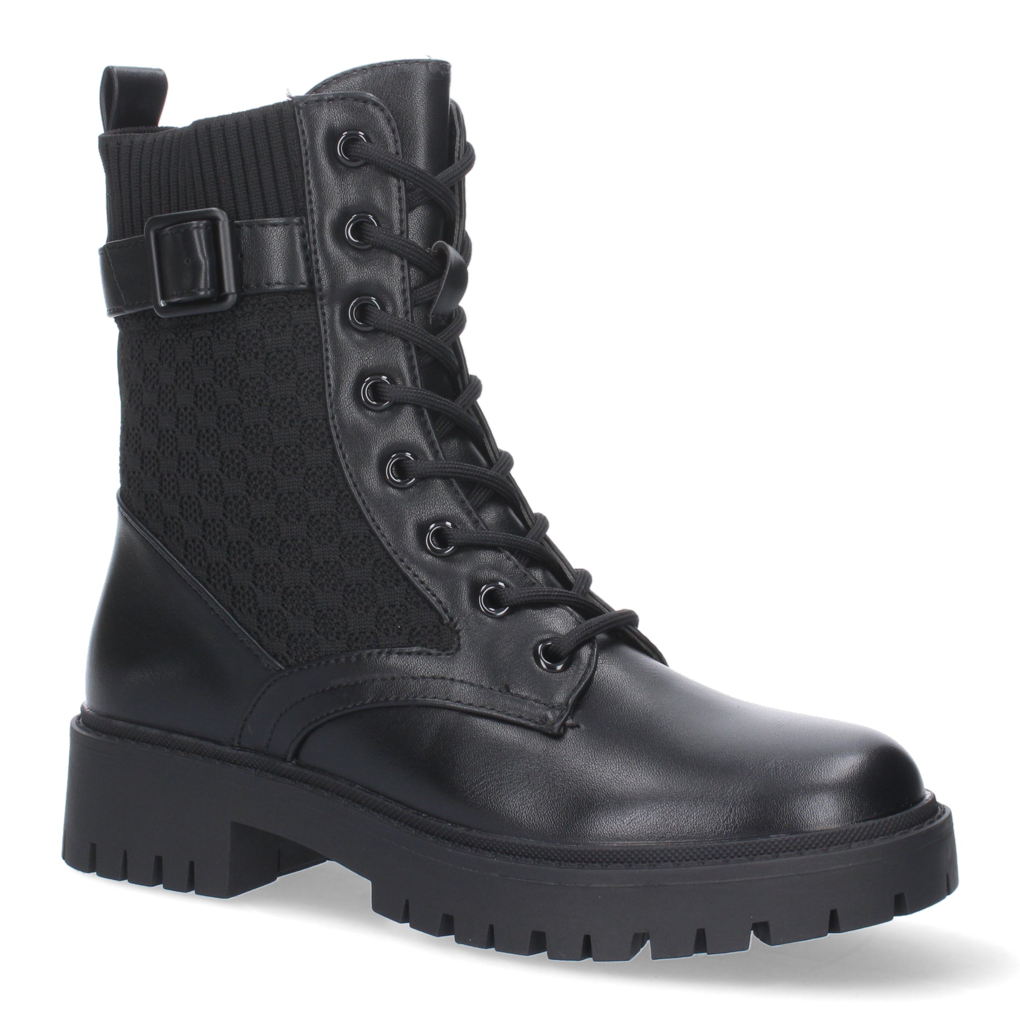 Botines tacón con detalle hebilla