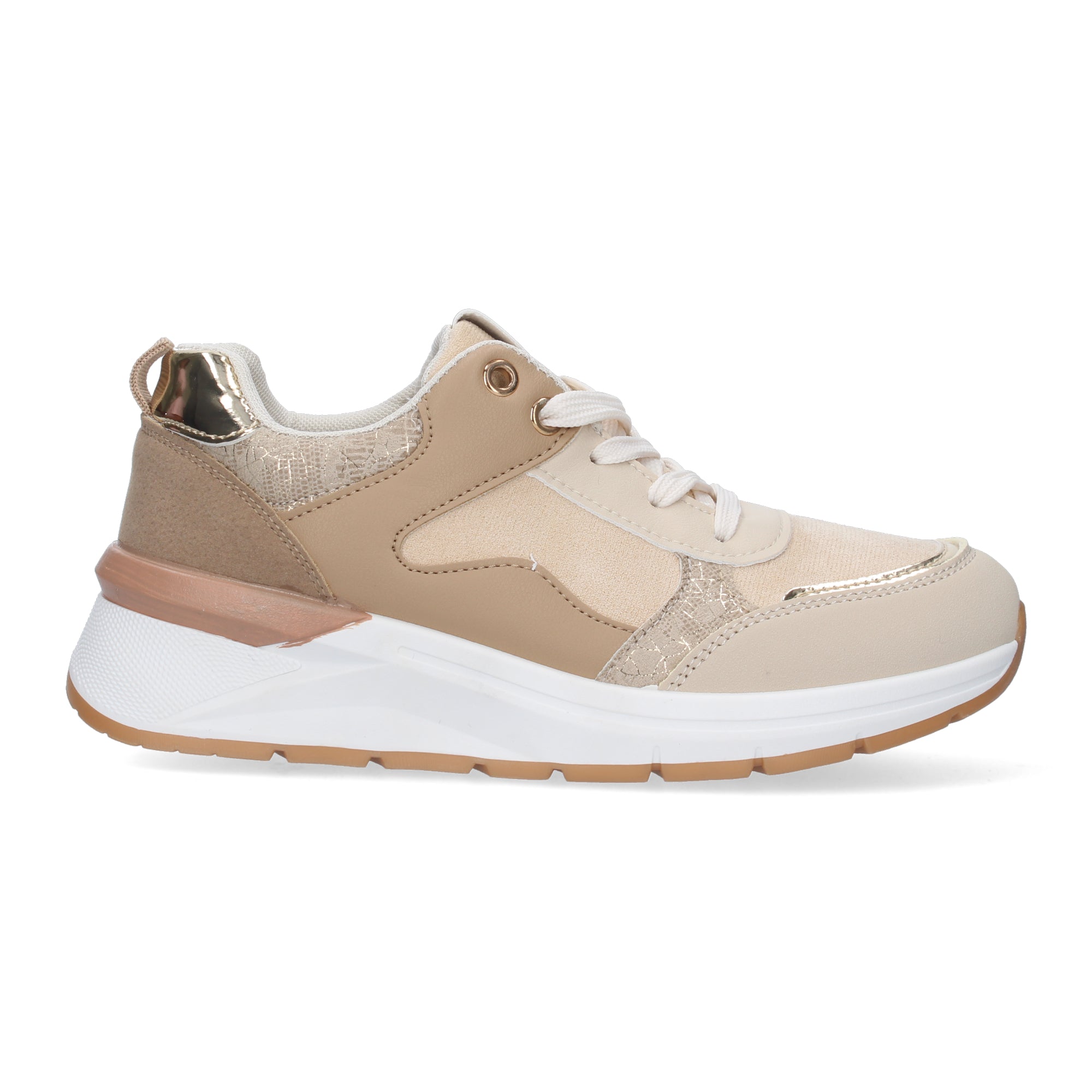 Deportiva para mujer comoda Beige
