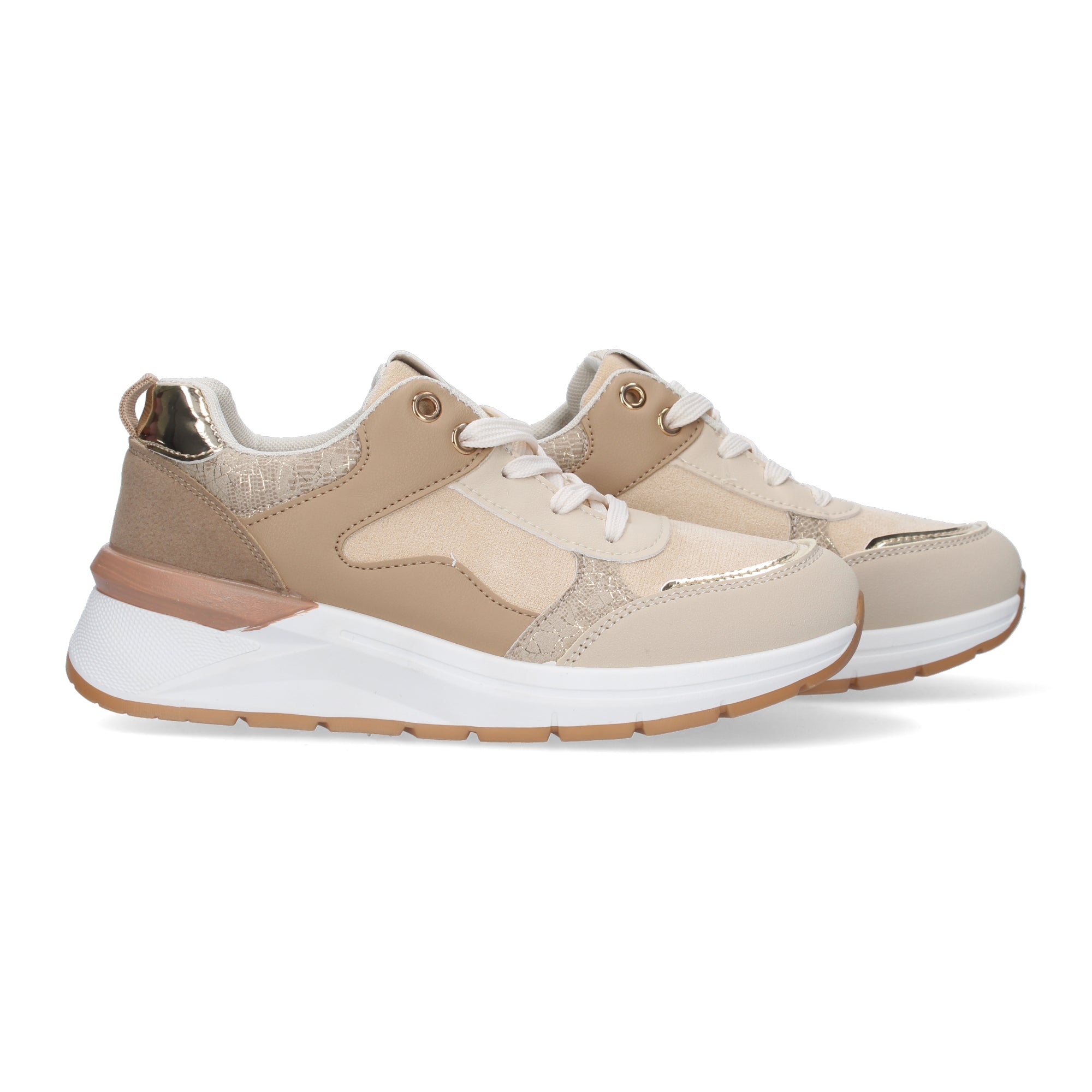 Deportiva para mujer comoda Beige