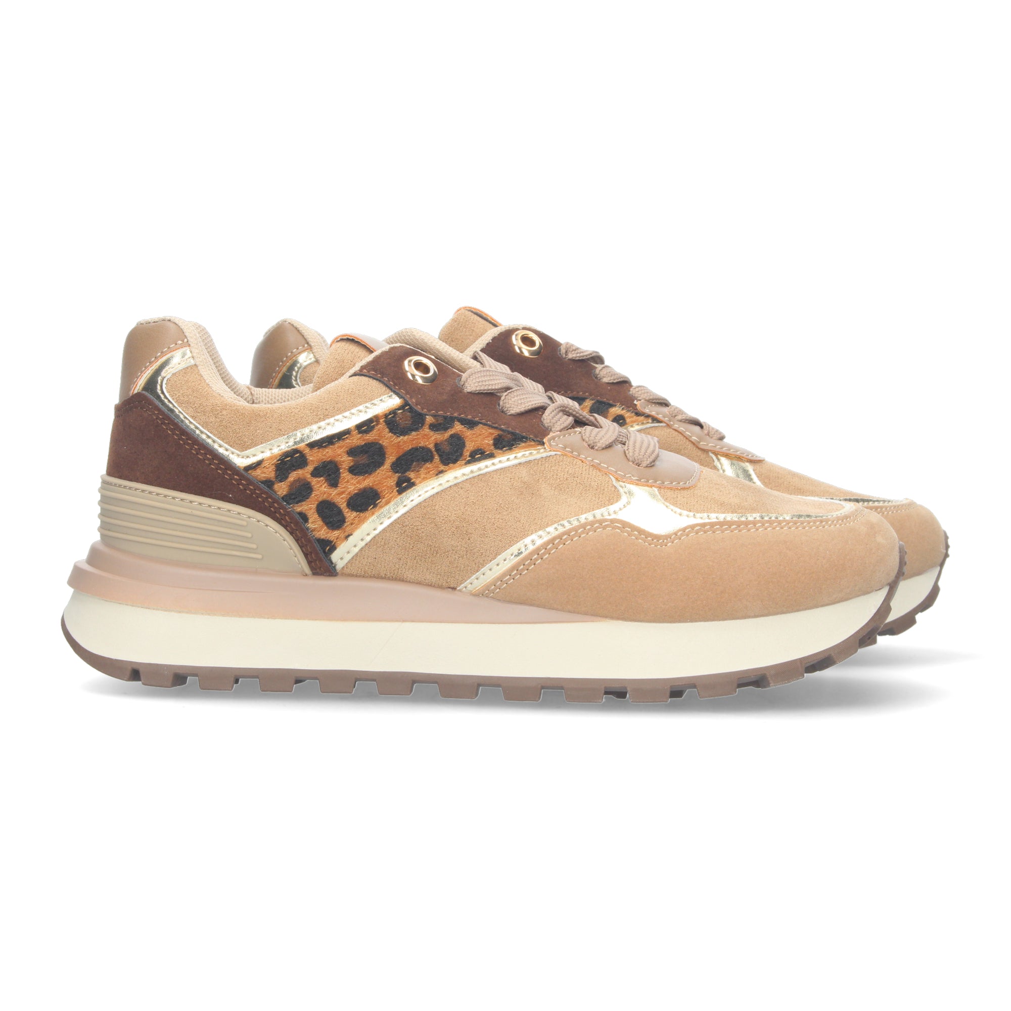 Deportiva para mujer comoda Kaki