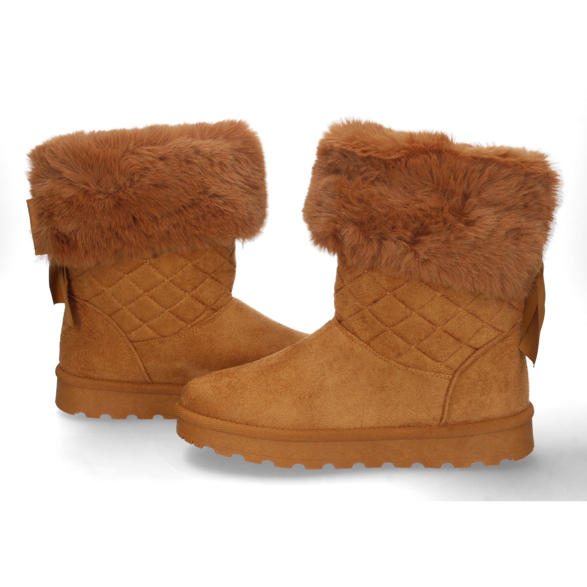Botin australiano camel con pelo interior