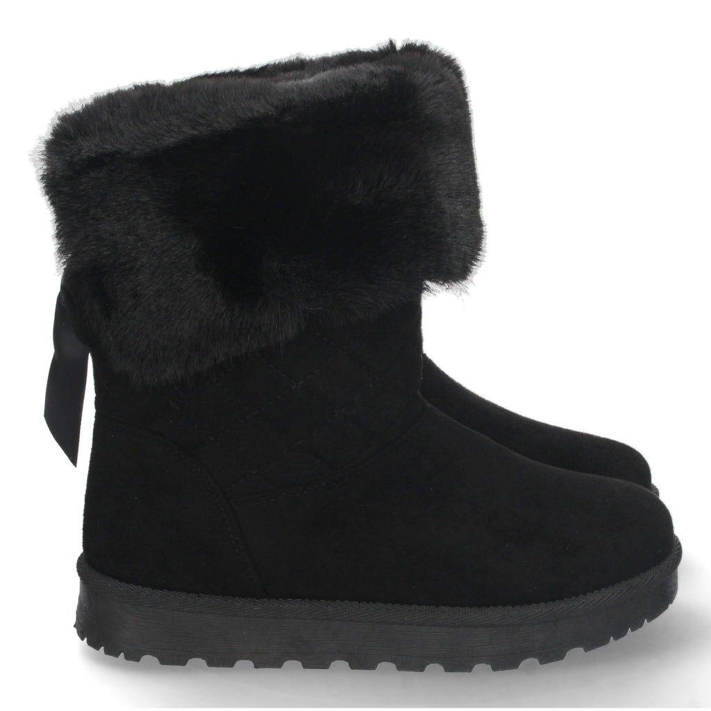 Botin australiano negro con pelo interior