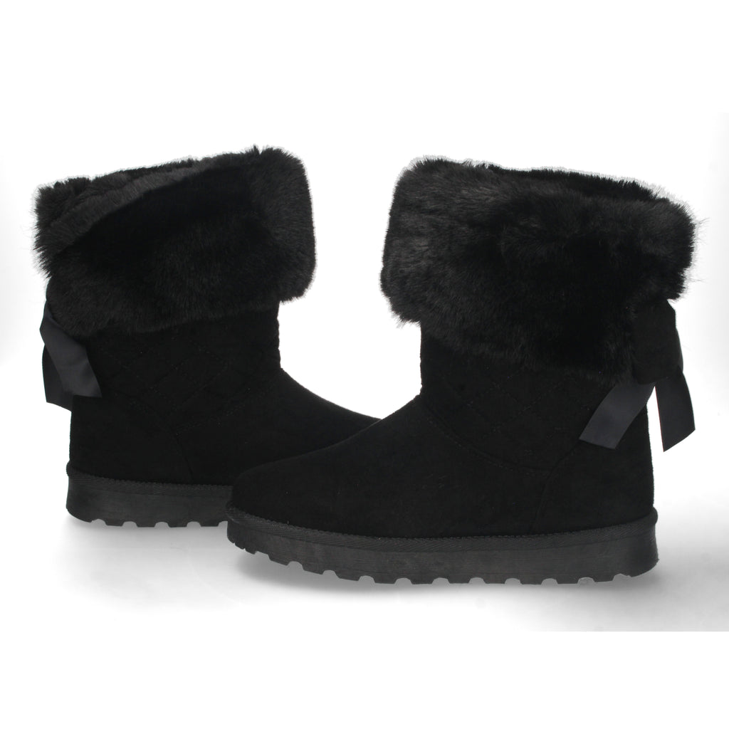 Botin australiano negro con pelo interior