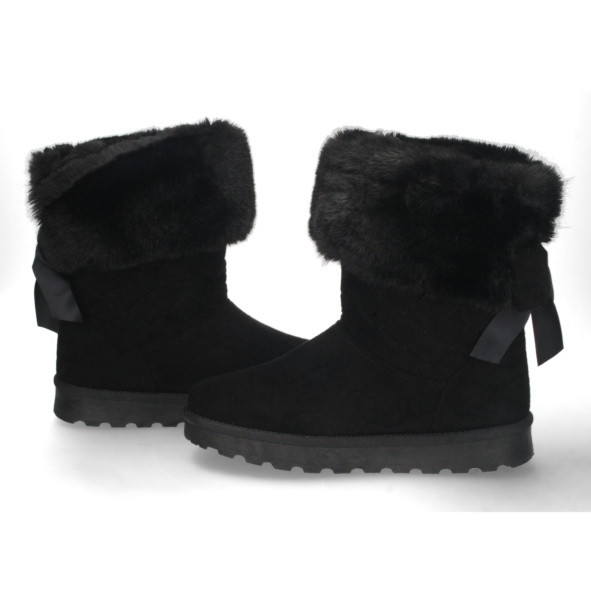 Botin australiano negro con pelo interior
