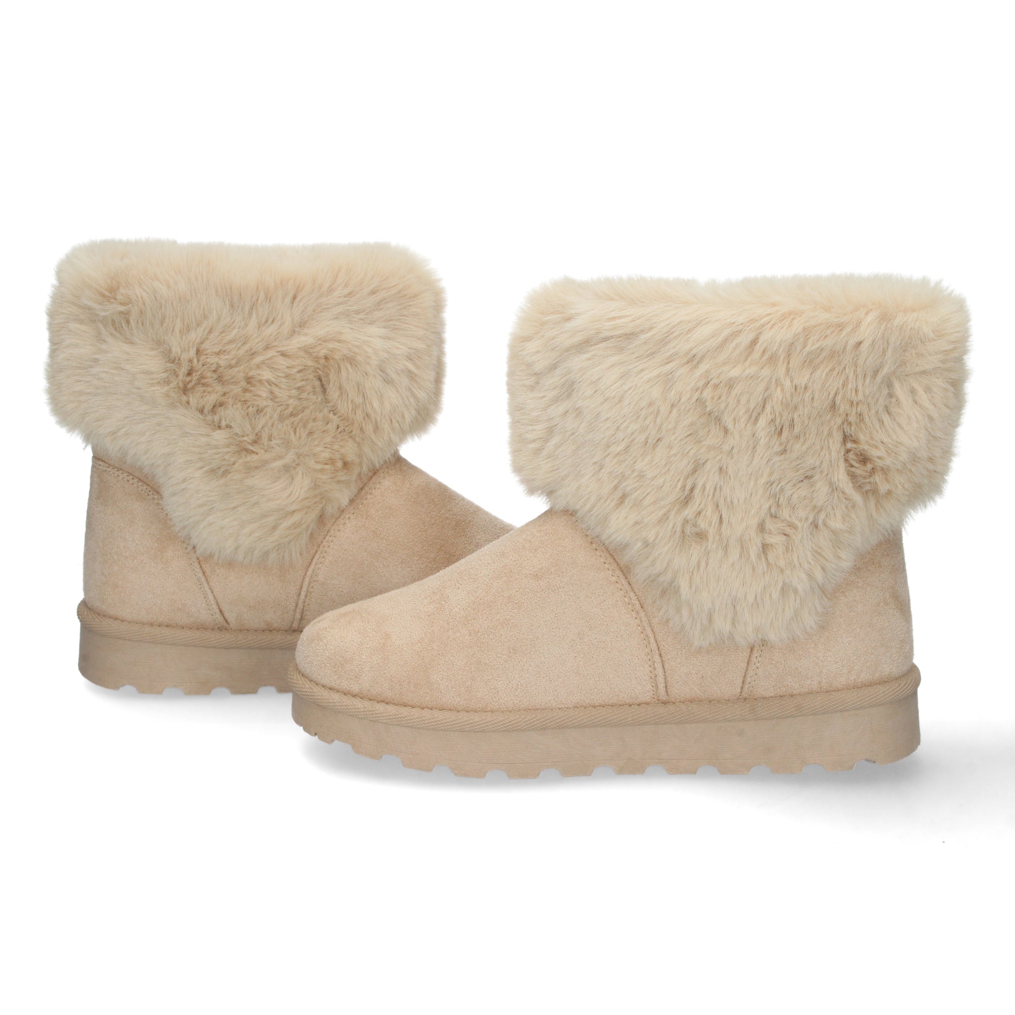 Botin australiano beige con pelo interior