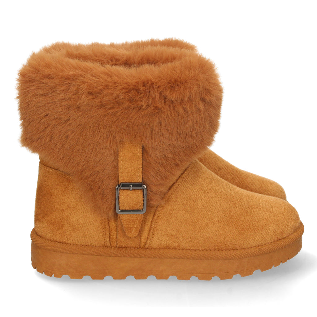 Botin australiano camel con pelo interior