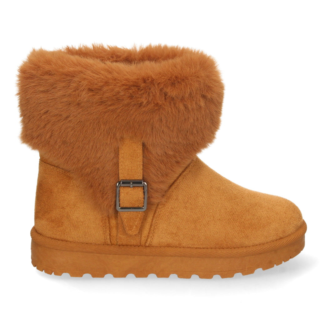 Botin australiano camel con pelo interior