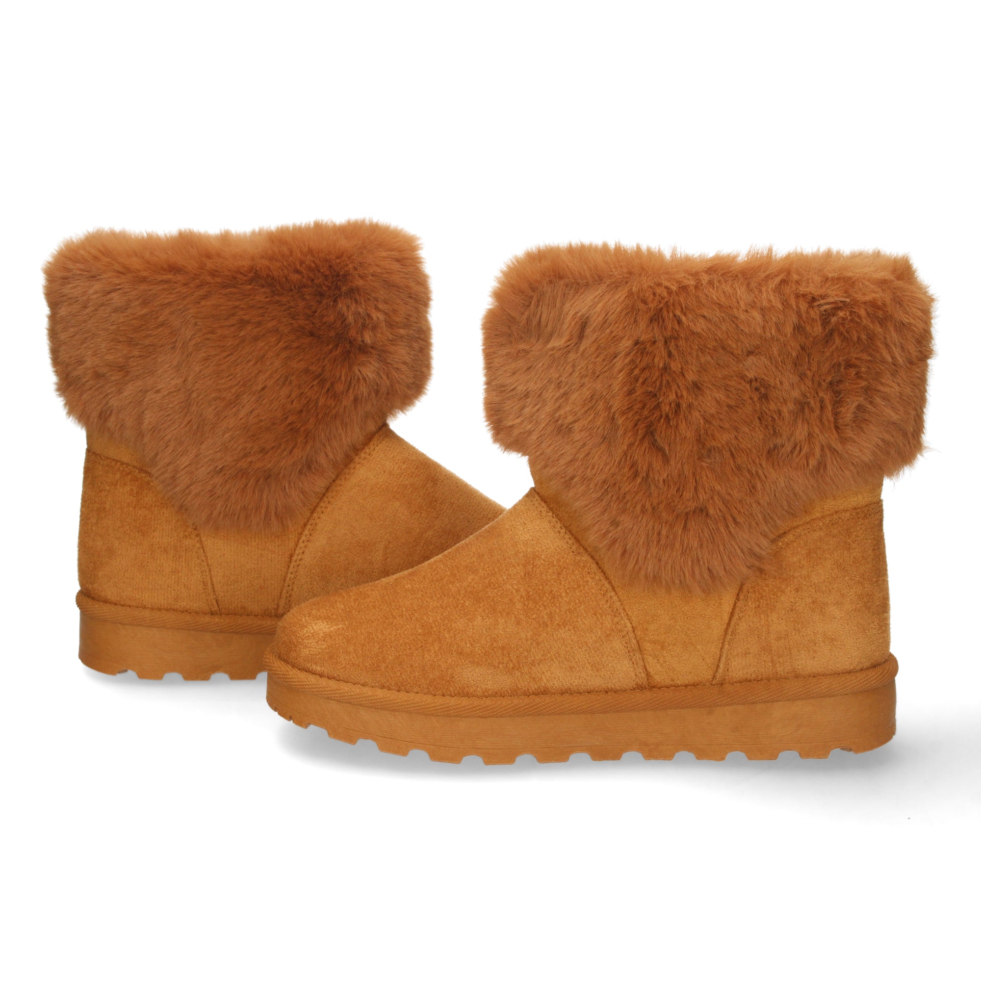 Botin australiano camel con pelo interior