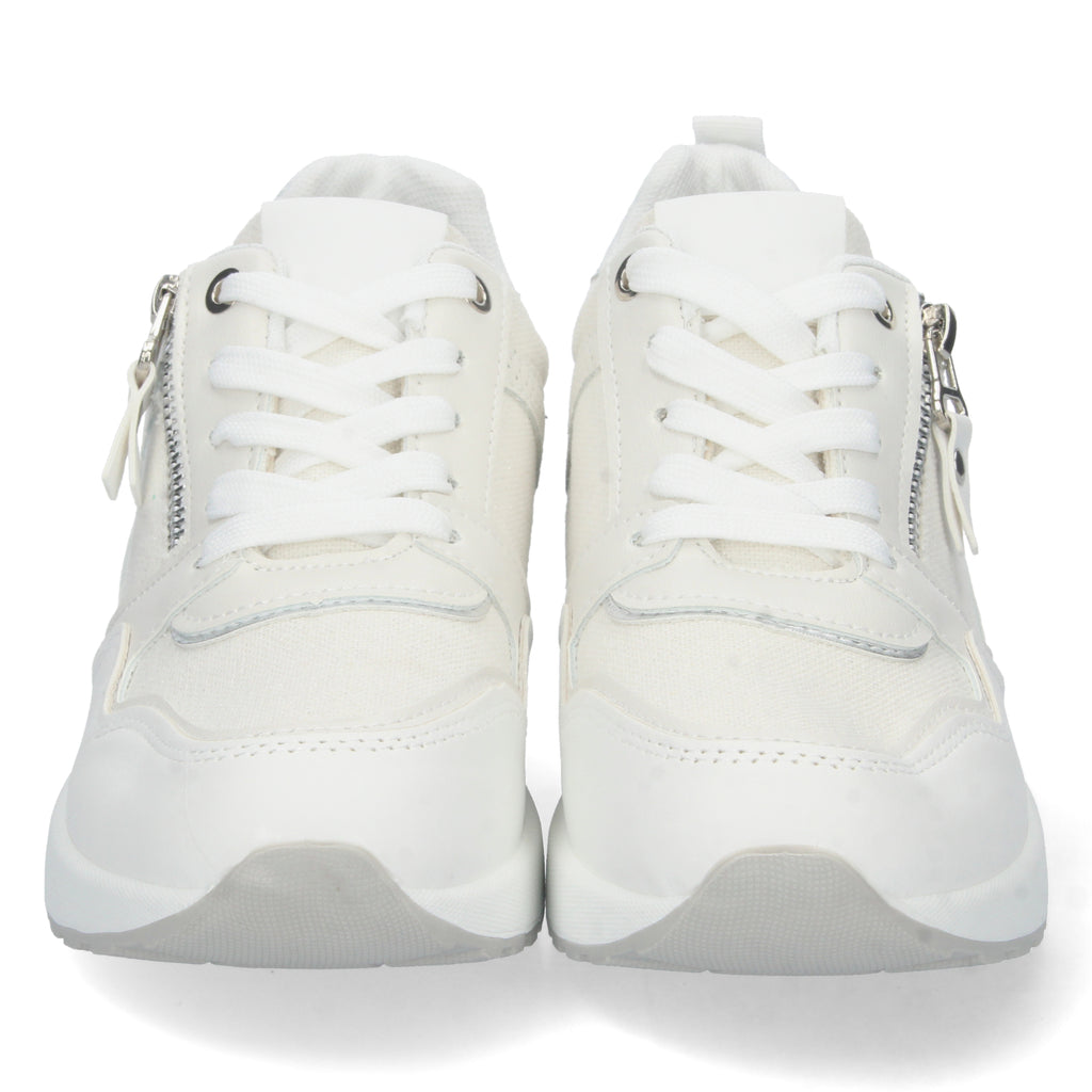 Zapatilla de Cuña para Mujer Comoda Blanca