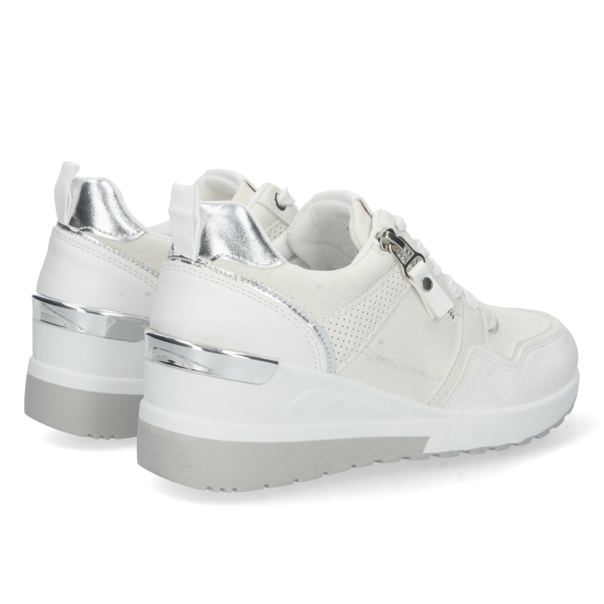 Zapatilla de Cuña para Mujer Comoda Blanca