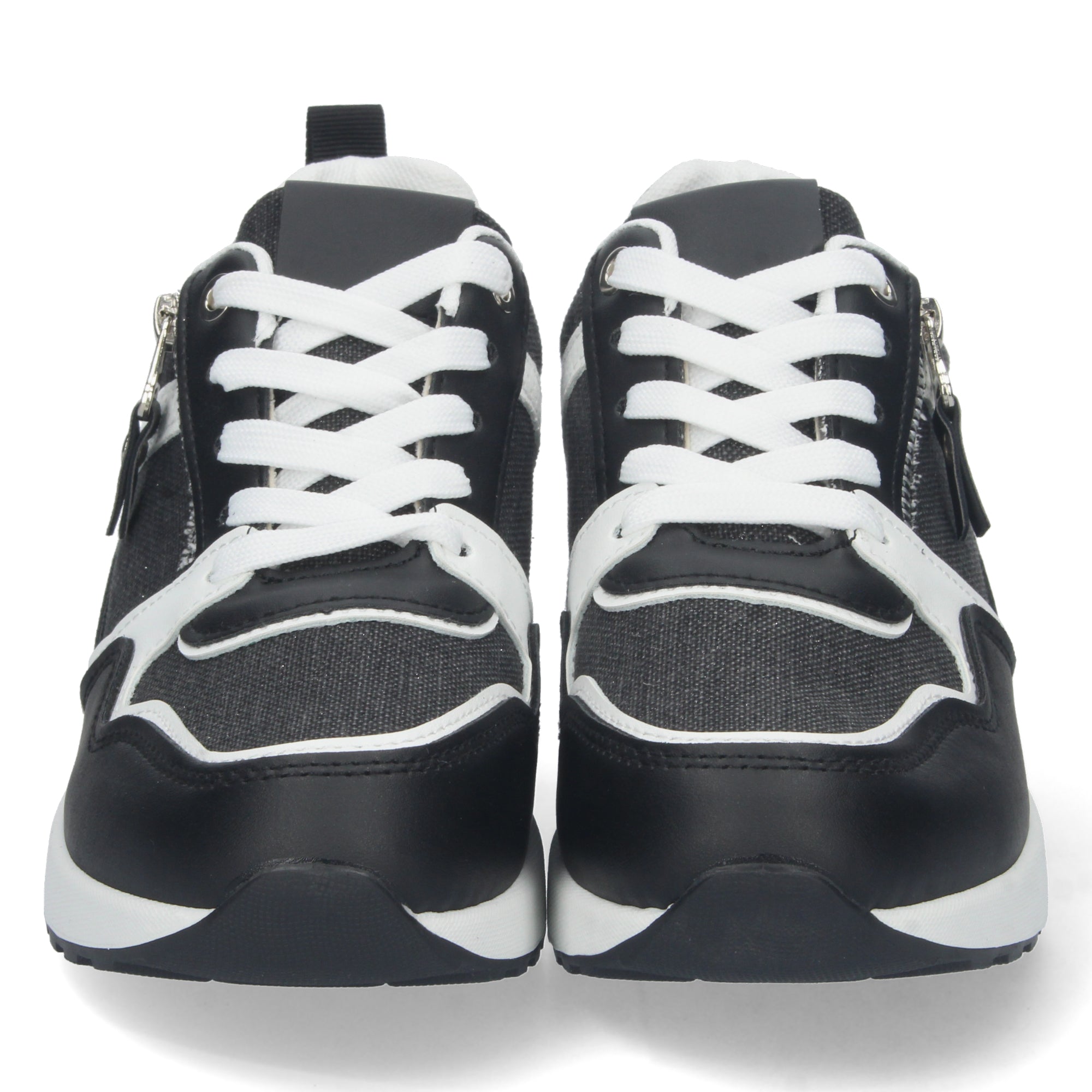 Zapatilla de Cuña para Mujer Comoda Negra